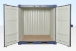 8Ft Shipping Container One Trip (Blue)