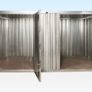 3M X 4.2M Side Linked Flat Pack Container Bundle (Galvanised)