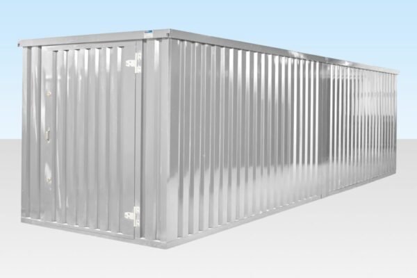 6M X 2.1M End Linked Flat Packed Container Bundle (Galvanised) - Image 2