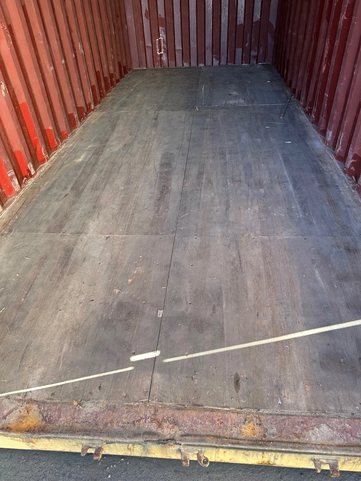 Used 20ft Conex Shipping / Storage Container β Yellow/Gold β Priced to Sell! - Image 9
